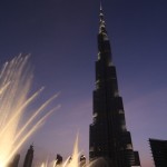 Burj Khalifa at night